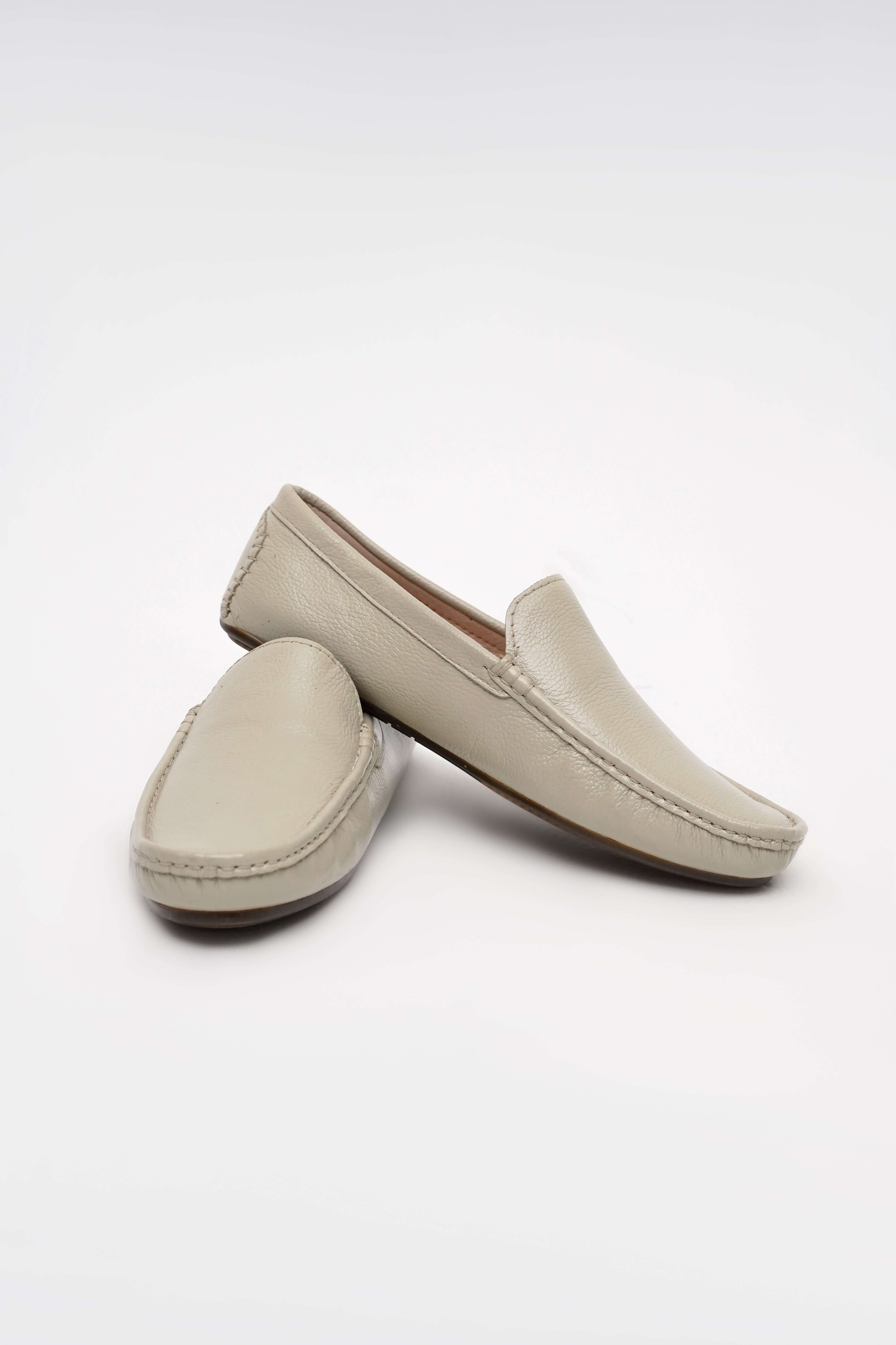 VENETIAN MOCCASIN OFF-WHITE