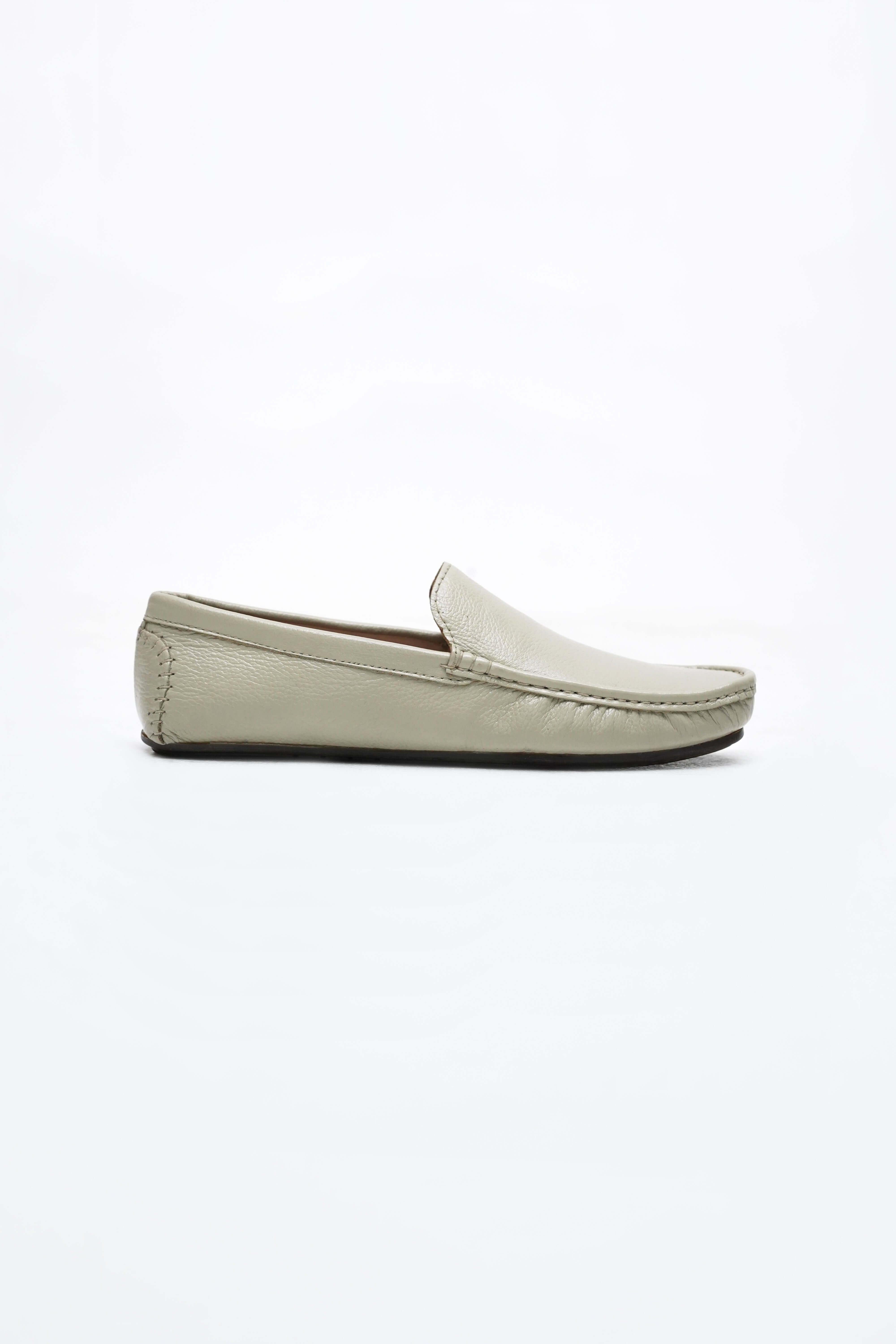 VENETIAN MOCCASIN OFF-WHITE